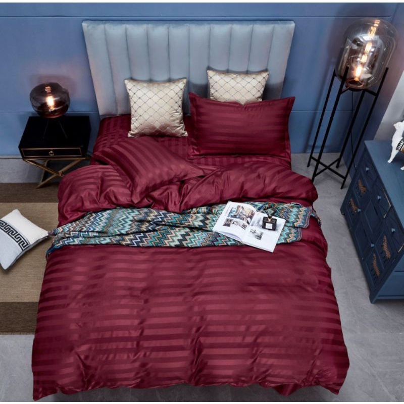 Bộ chăn ga gối cotton 3F màu trắng dòng vải dùng cho khách sạn nhà nghỉ 5 sao