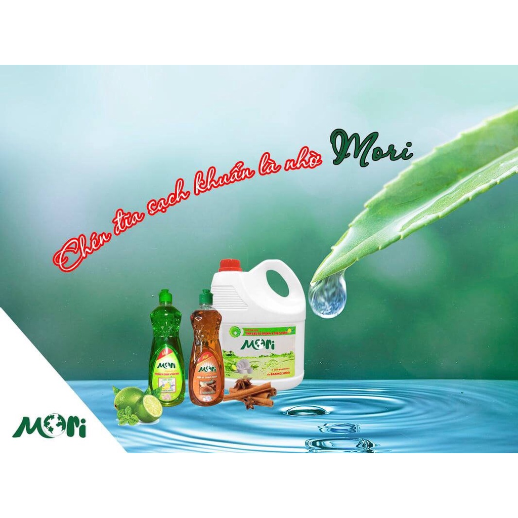 Nước rửa chén Mori 4L