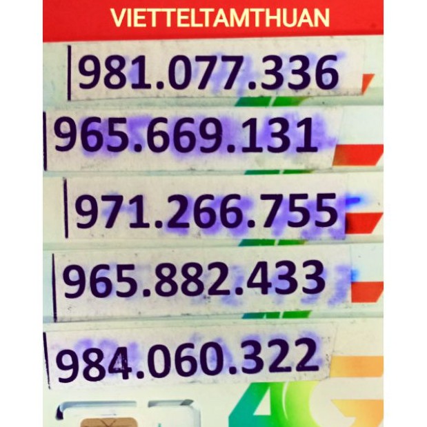 SIM CẶP GÁNH
