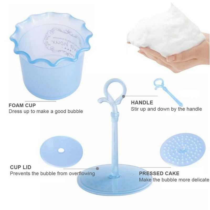 Cốc tạo bọt sữa rửa mặt thông minh