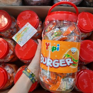 Kẹo Dẻo Hamburger YUPI (hủ 36 viên)