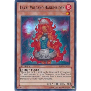 Thẻ bài Yugioh - TCG - Laval Volcano Handmaiden / HA06-EN002'