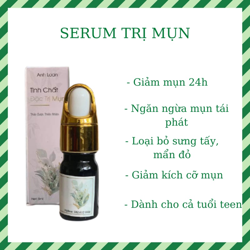 Serum Giảm Thâm Mụn Ẩn Đầu Đen Lưng Mông Hiệu Quả - 5ml