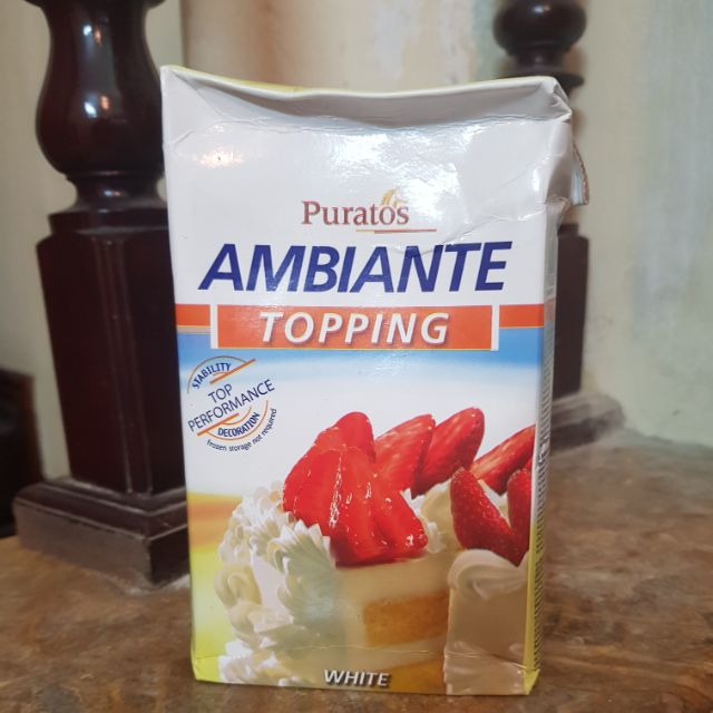 Kem Tươi Topping Ambiante 1L - BAO BÌ MỚI