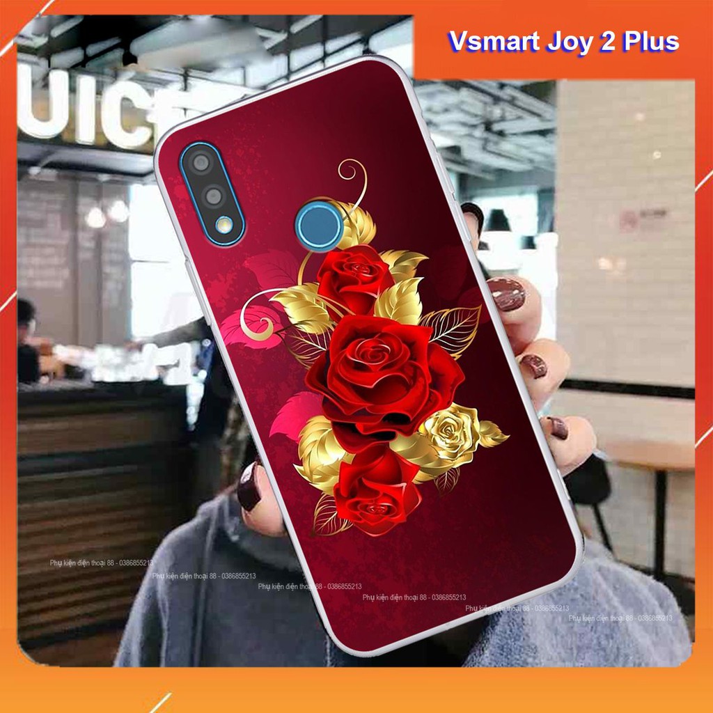 Ốp lưng Vsmart JOY 2  PLUS hình hình hoa, thiên nga, đẹp thời trang - CAO CẤP - SANG TRỌNG