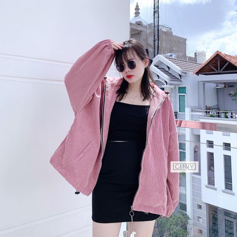 🎀XPstore🎀 Áo Khoác Cánh Dơi Nhung Tăm form đẹp (Ảnh thật)