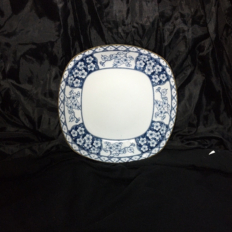 [5 size]Đĩa Sứ Họa Tiết Hoa Mai, Men Nét, Dày Dặn, Hàng Cao Cấp