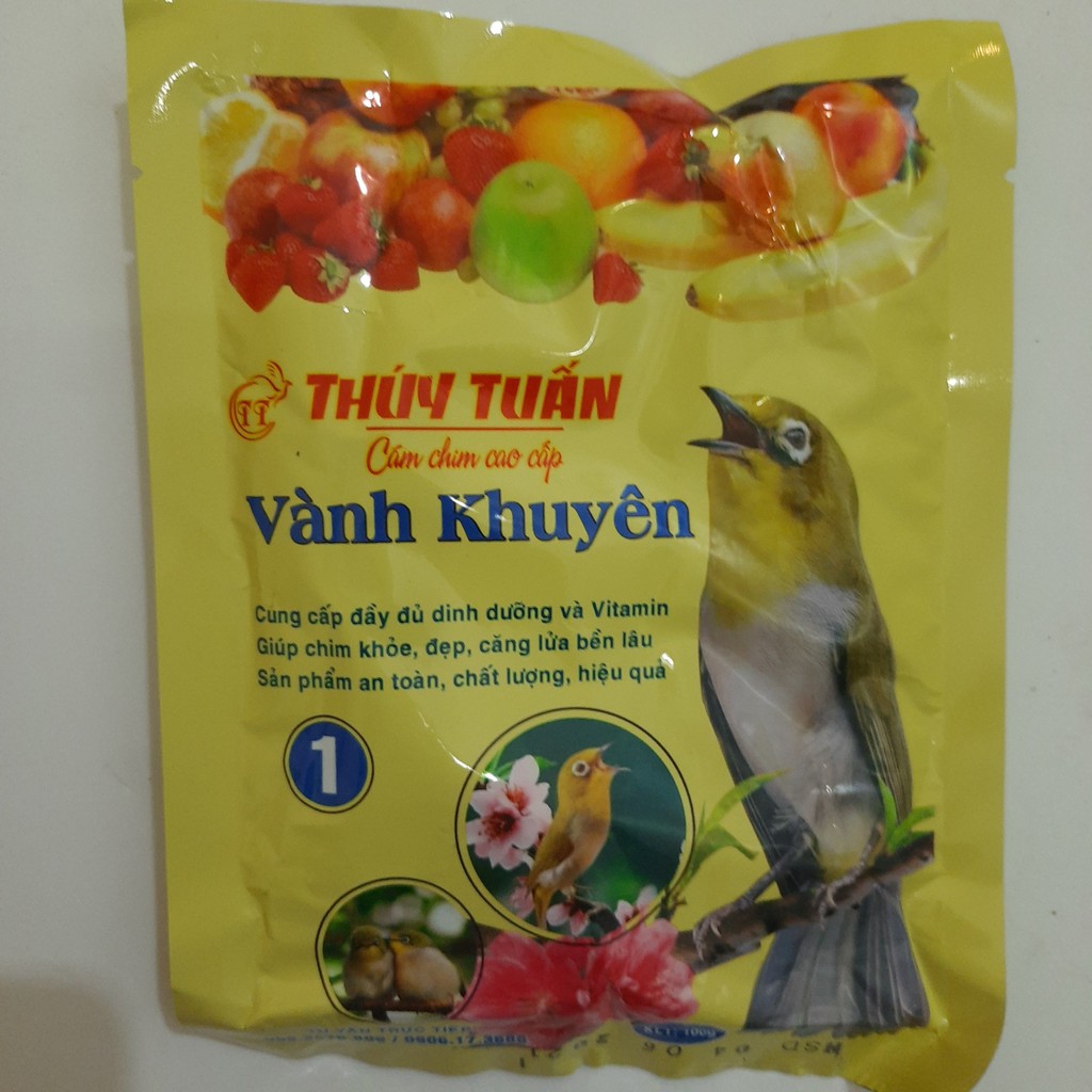 Cám vành khuyên 1  Thúy Tuấn- tặng thìa xúc cám  hoặc xiên hoa quả cho tất cả các đơn hàng