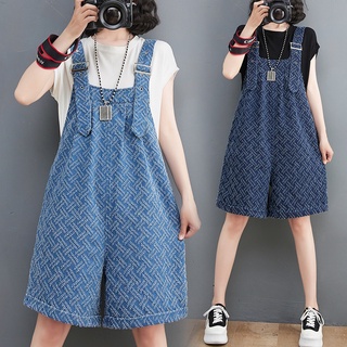 B383 Quần yếm bigsize ống rộng cá tính