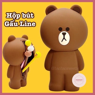 Hộp đựng bút gấu LINE FRIENDS