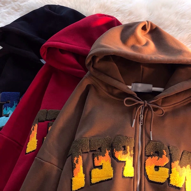 [Tạm ngưng OD] Áo Khoác Nỉ Hoodie chữ thêu nam nữ |kèm ảnh thật 100%| | BigBuy360 - bigbuy360.vn