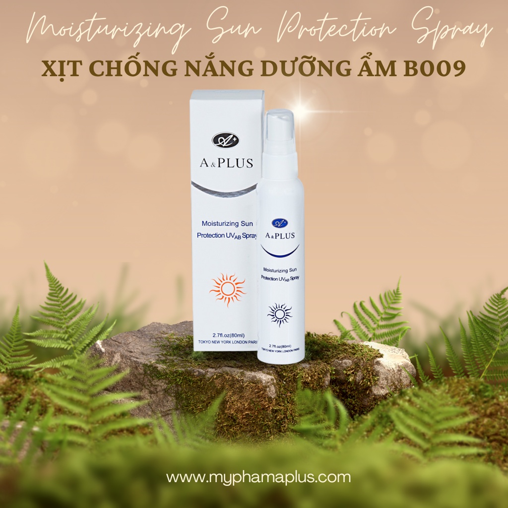 Xịt chống nắng dưỡng ẩm A&Plus - 80ml