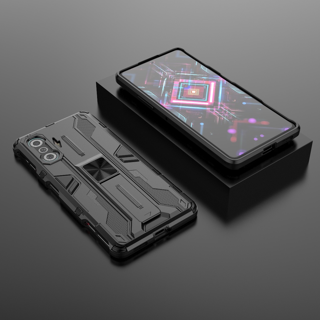 Ốp lưng Redmi K40 Gaming / K50 Gaming chống sốc Iron Man Ver 3 giá đỡ mặt lưng xem phim
