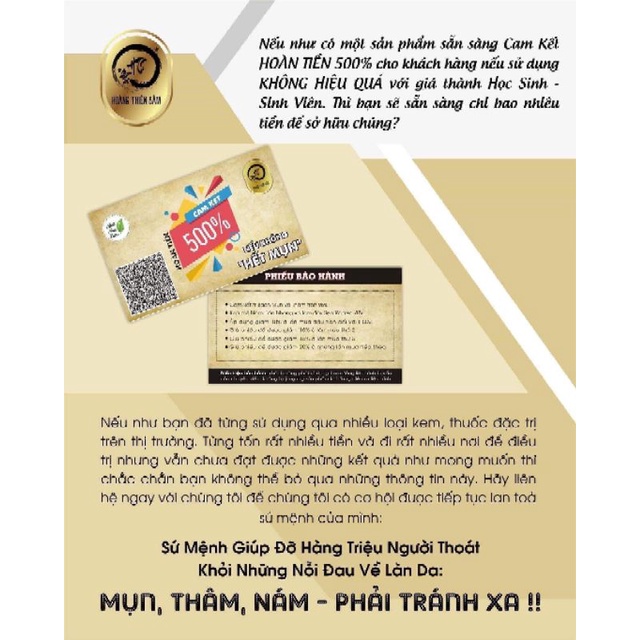 Combo Hoàng Thiên Sâm Vip 🌟Trả lại làm da trắng đẹp như ý🌟