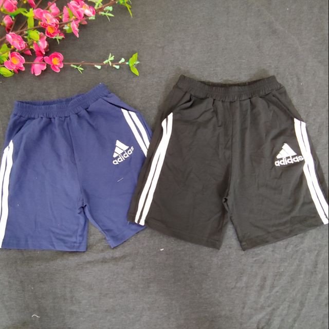 Quần đùi bé trai cotton xuất sịn thêu adidas size 1-5