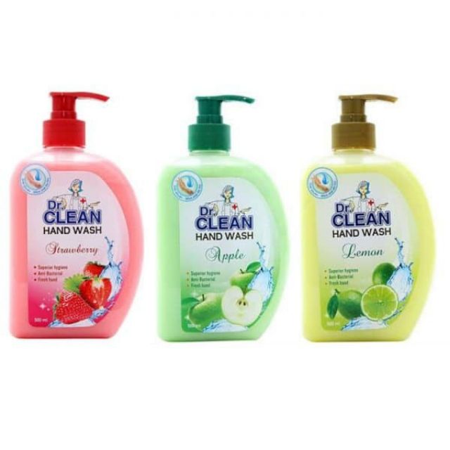 3 mùi-Nước rửa tay Dr Clean 500gram