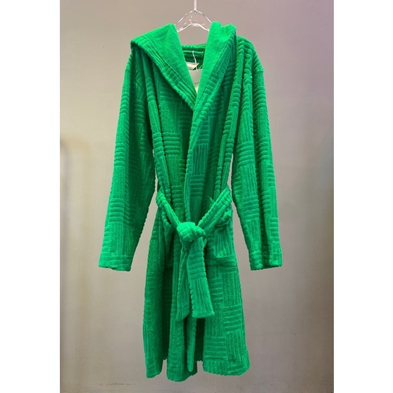 Áo choàng tắm nữ cao cấp màu xanh thời trang thương hiệu Bottega Veneta cao cấp | BigBuy360 - bigbuy360.vn