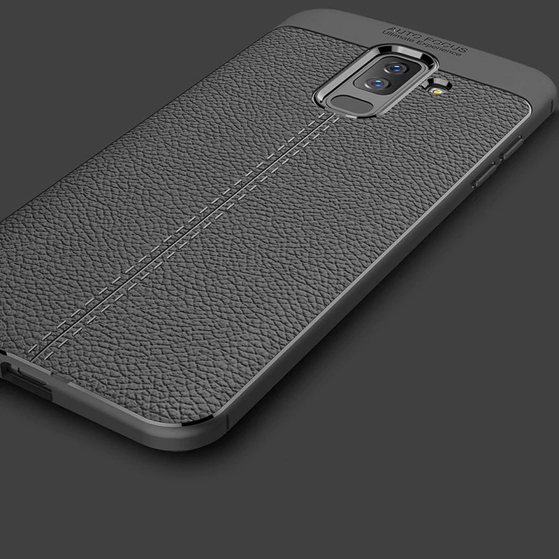 Ốp Lưng Auto Focus Vân Da Cho Samsung J8