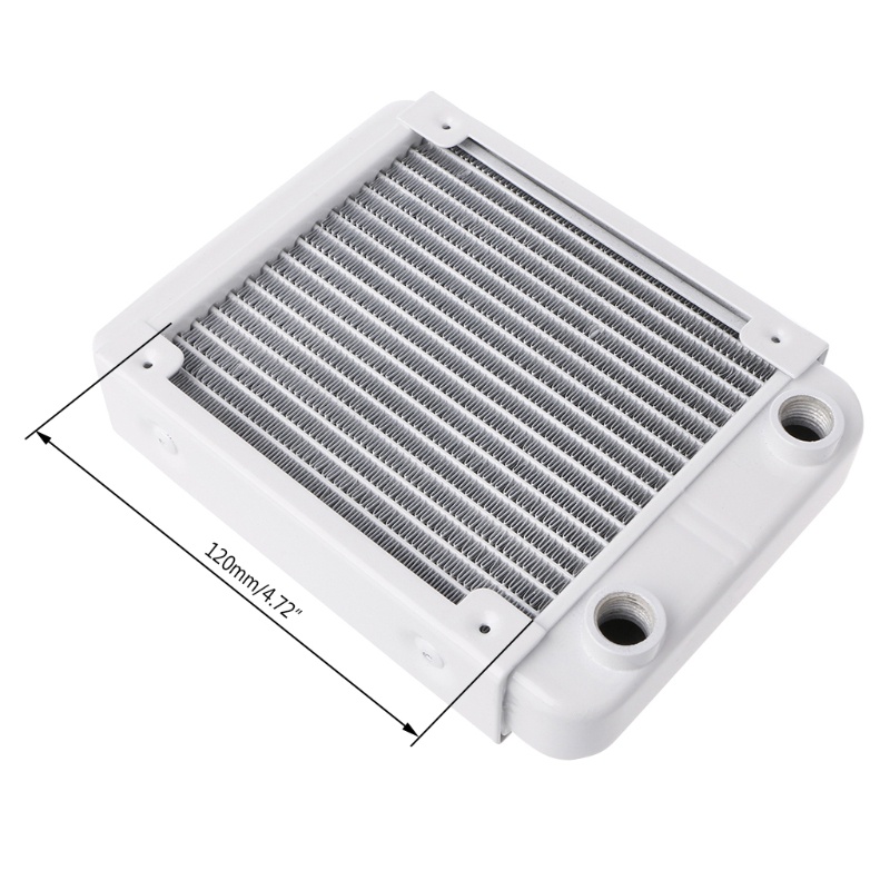 Thay Đổi Tản Nhiệt Bằng Nhôm 4.72in Ren G1 / 4 Cho Máy Tính