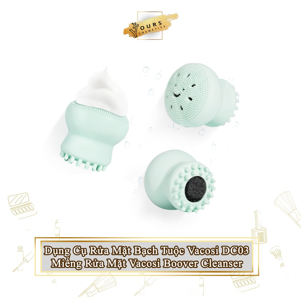 [Đại Lý Chính Thức] Dụng Cụ Rửa Mặt Bạch Tuộc Vacosi DC03 - Miếng Rửa Mặt Vacosi Boover Cleanser