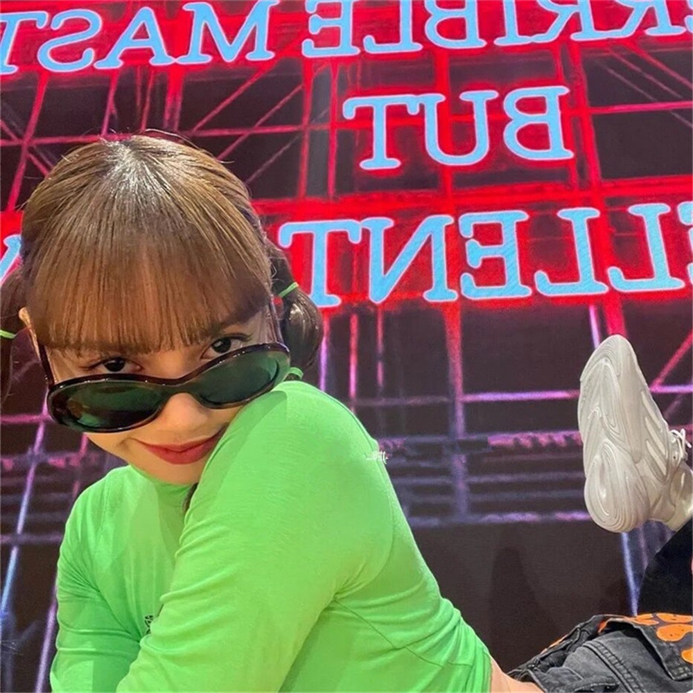 Kính Mát Gọng Oval Màu Macaron Thời Trang Âu Mỹ Cổ Điển Cho Nam Và Nữ