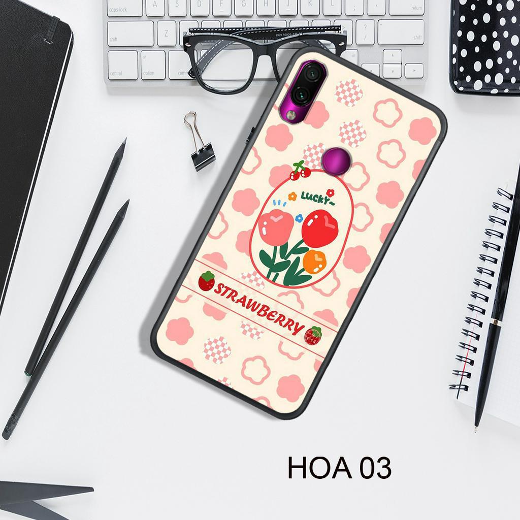 Ốp Lưng  XIAOMI REDMI 7 - REDMI NOTE 7/7 PRO - REDMI NOTE 5/5 PRO - REDMI NOTE 6/6 PRO , In Hình HOA, Màu Sắc Bắt Mắt.