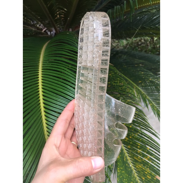 Dép bản lê nữ quai ngang kim tuyến,thông thoáng,thoát nước nhanh HP336