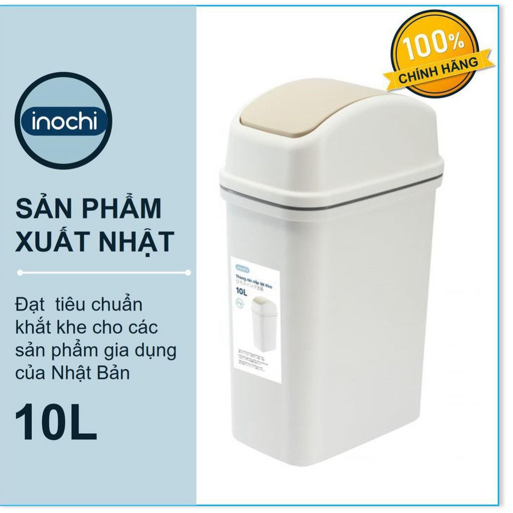 Thùng Rác Nắp Lật Hiro 10L chính hãng