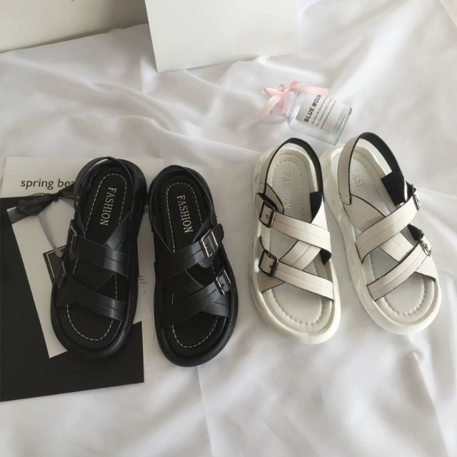 Sandal quai chéo ulzzang nữ