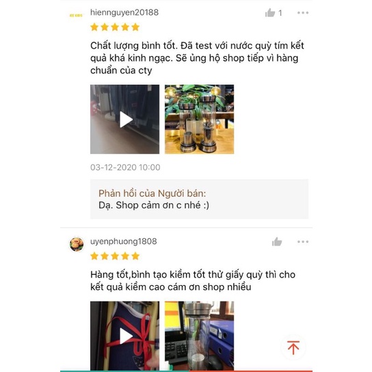 Bình nước tạo ion kiềm 400ml