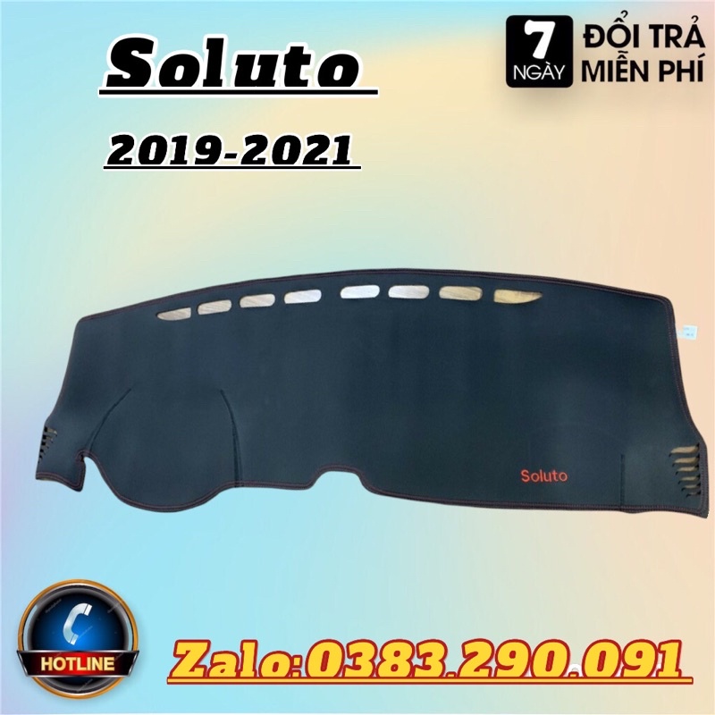 Thảm taplo Soluto 2019 - 2020 - 2021-2022( Da carbon cao cấp)