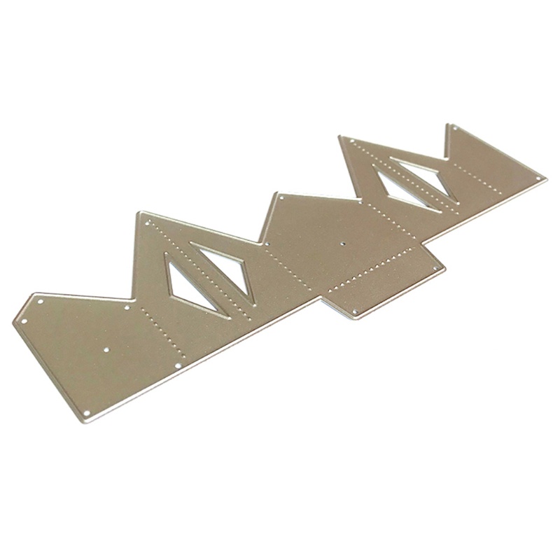 Khuôn Cắt Giấy Kim Loại Hình Hoa 3D Nhiều Tầng Dùng Để Trang Trí Thiệp / Scrapbook