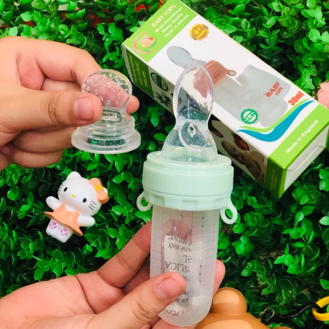 Bình ăn dặm 2in1 baby lops (sỉ, lẻ)