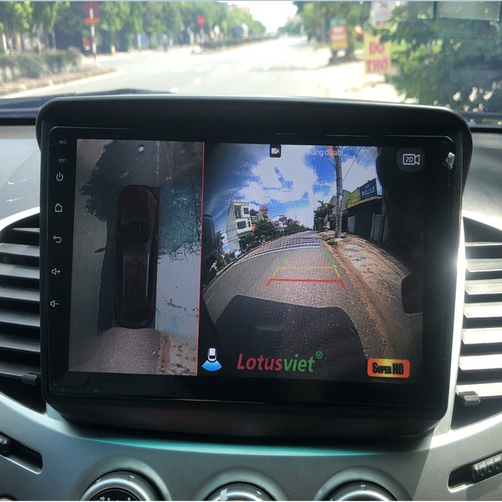 Bộ 2 trong 1 kết hợp màn hình DVD Android và camera 360 độ  cao cấp chuẩn AHD (AHD-360) | BigBuy360 - bigbuy360.vn