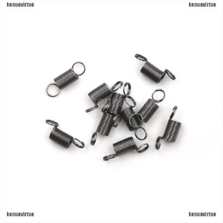 ❤Kenu 10 CÁI Lò xo căng nhỏ bằng thép không gỉ 15mm có móc để kéo Đồ chơi DIY