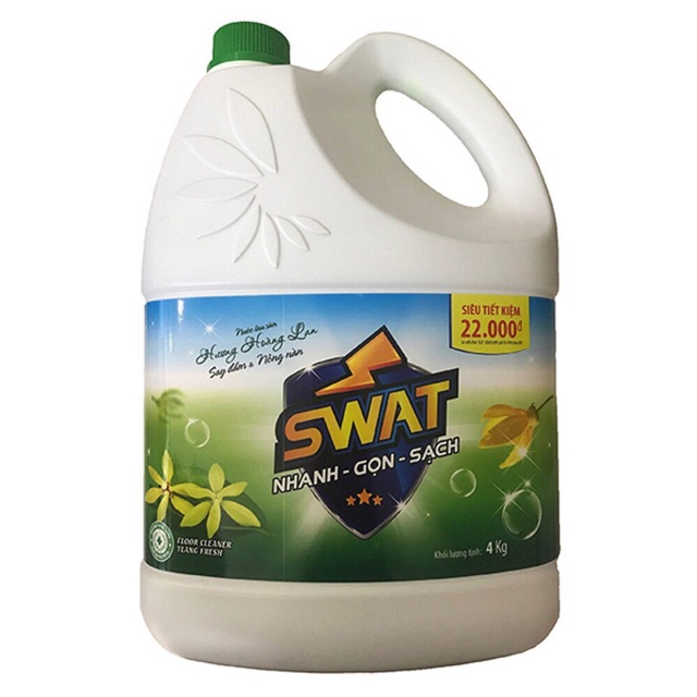 Nước lau sàn swat đậm đặt 4kg