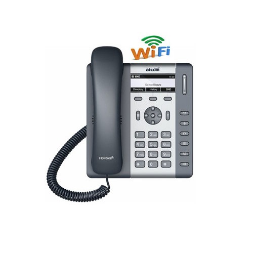 Điện thoại IP Wifi Atcom A10W nghe gọi điện thoại VoIP qua mạng không dây Wifi tần số 2.4GHz