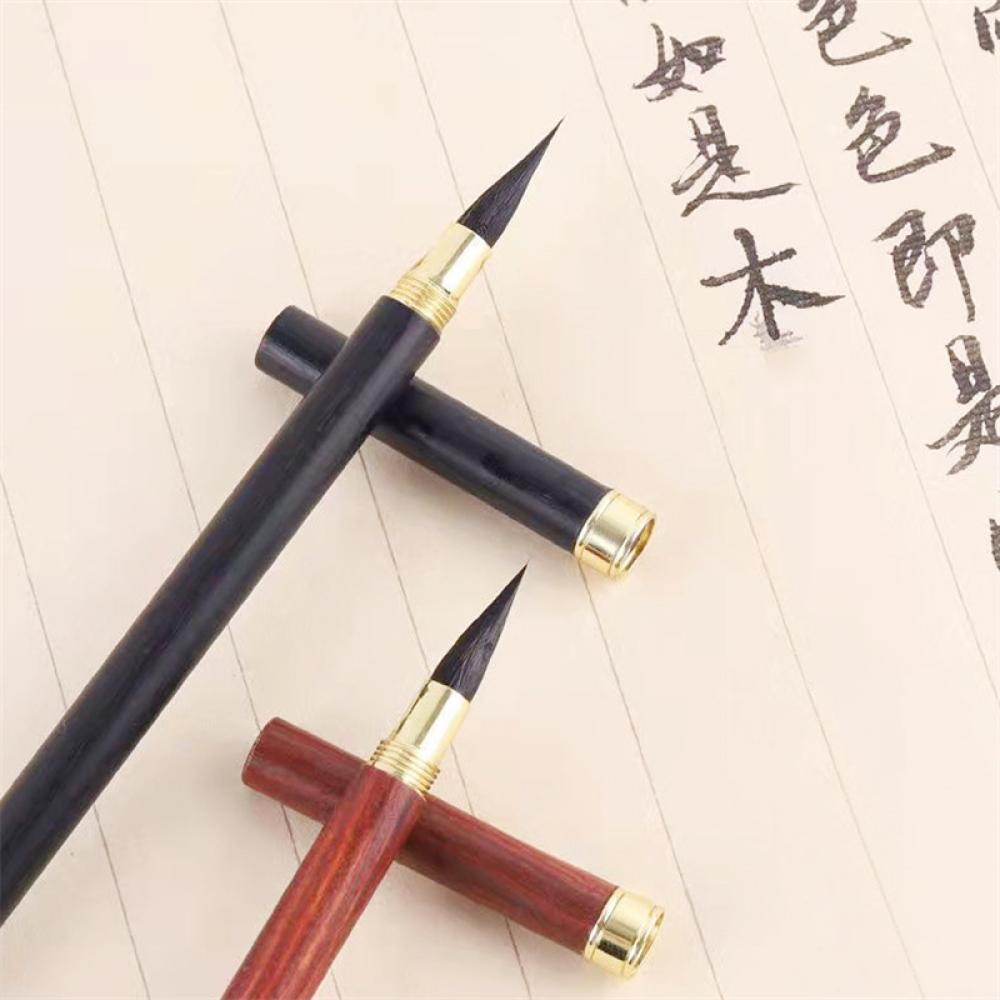 1 Cọ Vẽ Thư Pháp Bằng Gỗ Đàn Hương G9T9