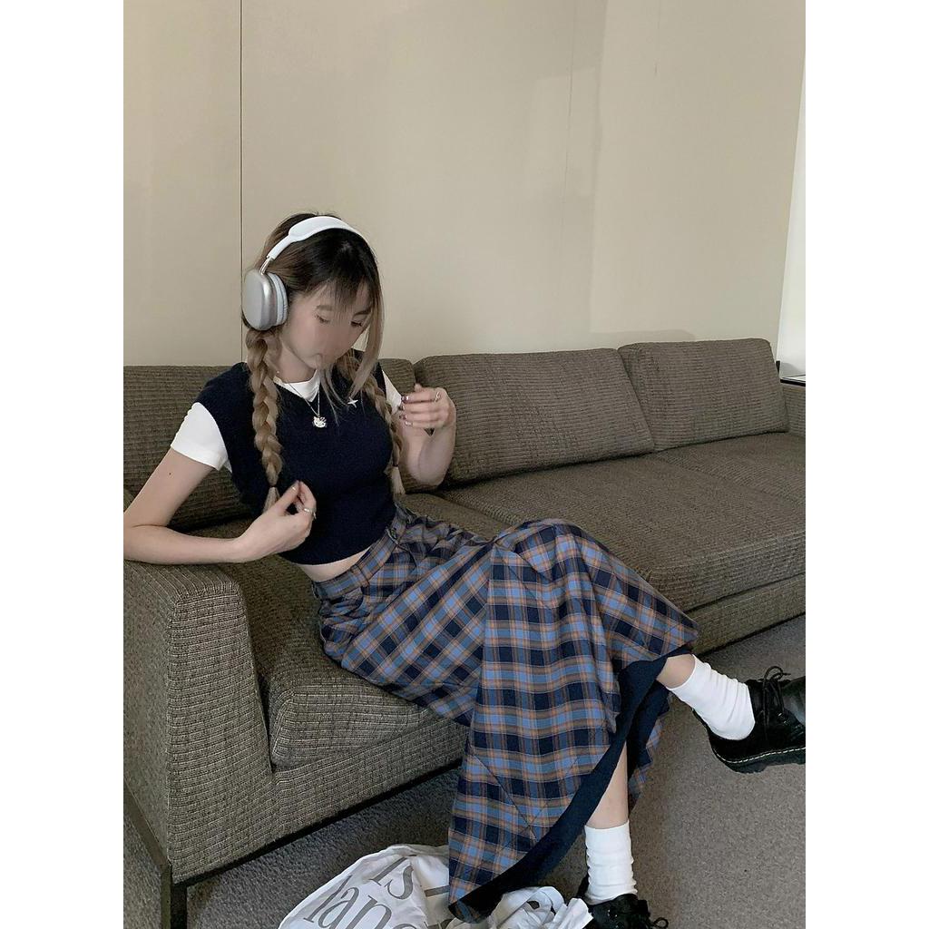 Đầm Dệt Kim Sát Nách Dáng Vừa Phong Cách Retro 63713