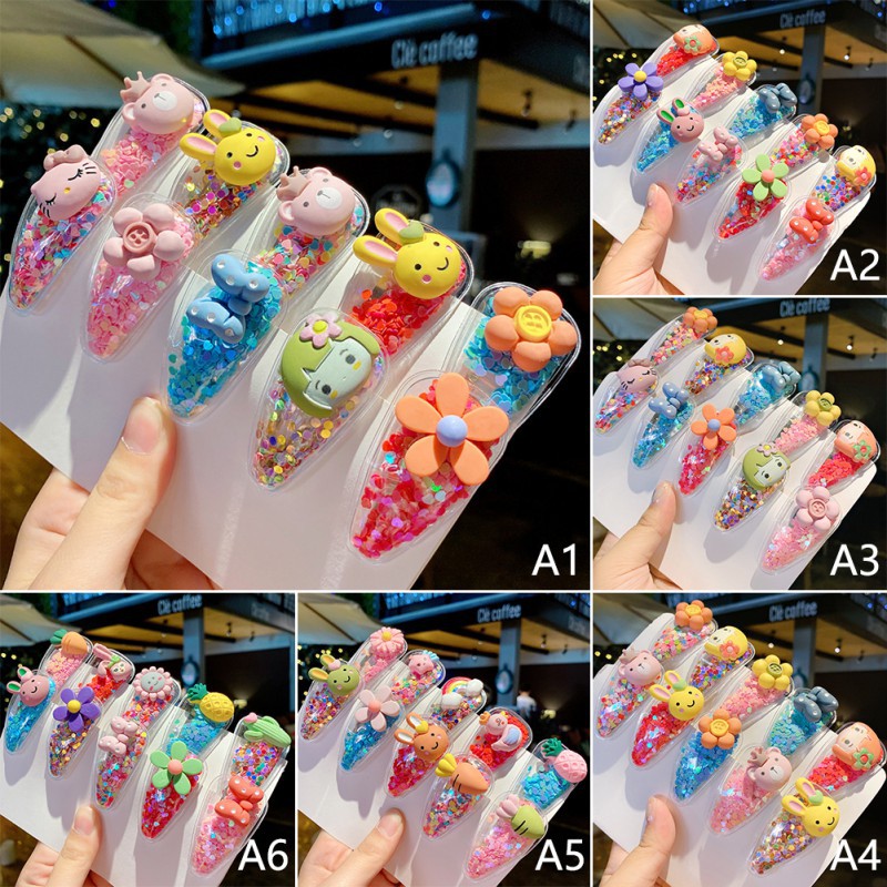 Set 10 Kẹp Tóc Dễ Thương Cho Bé Gái