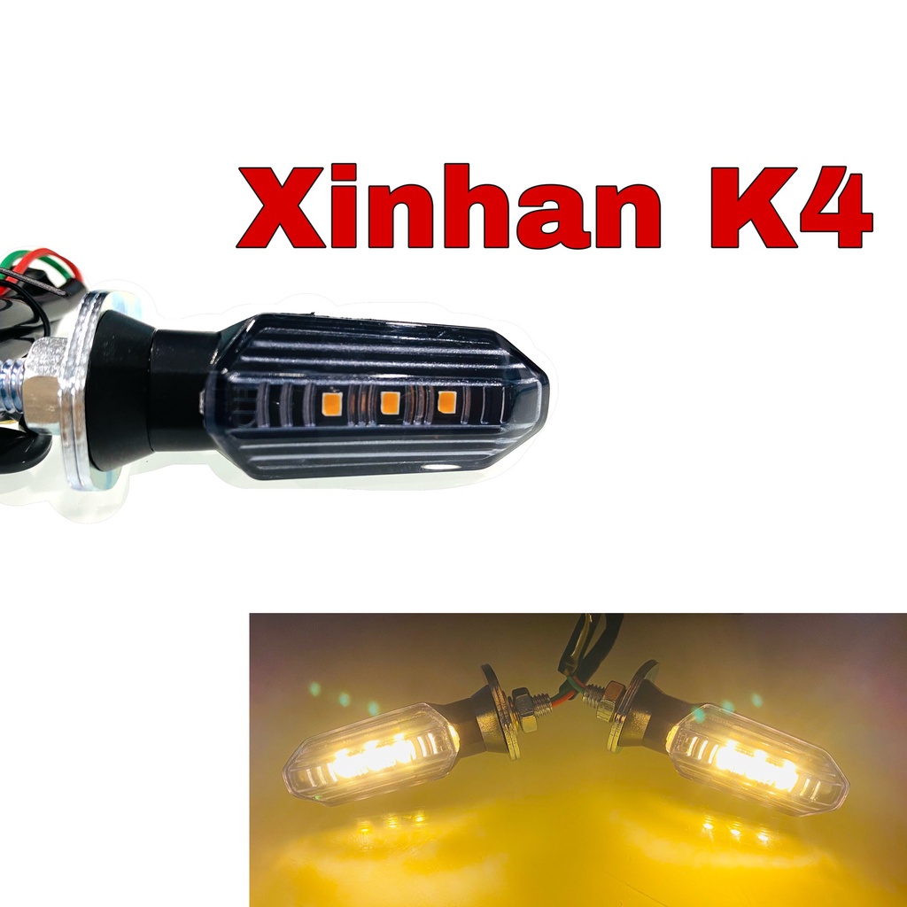 Xi nhan đèn led Winner X, Winner V1, Vario 2018, Ex 150/155 và cho tất cả dòng xe có xinhan rời - Xinhan k4