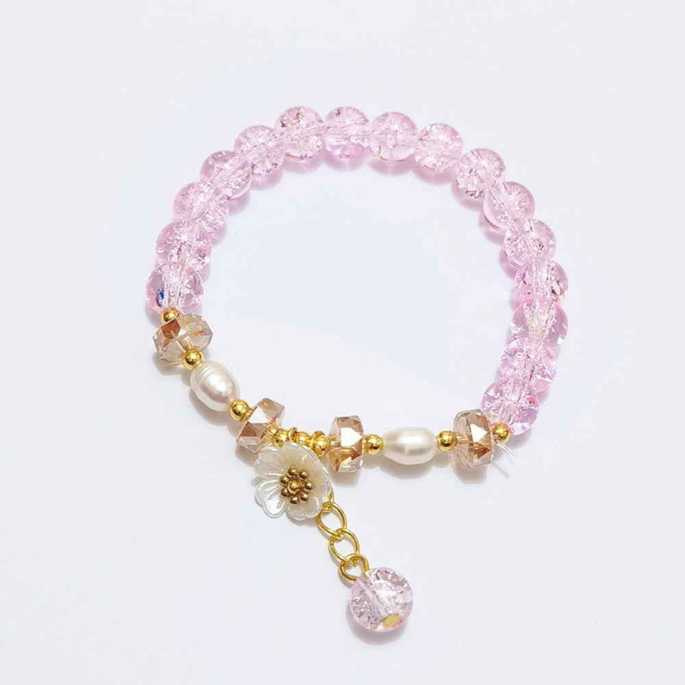 VANES1 Vòng Tay Vỏ Sò / Hoa Nhiều Màu Ngọt Ngào Thời Trang Mùa Hè