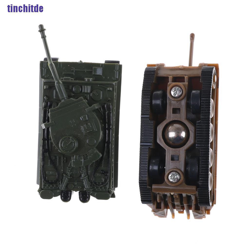 [Tinchitde] 4D Sand Table Plastic Tiger Tanks Toy 1:144 World War Ii Germany Panther Tank [Tin]