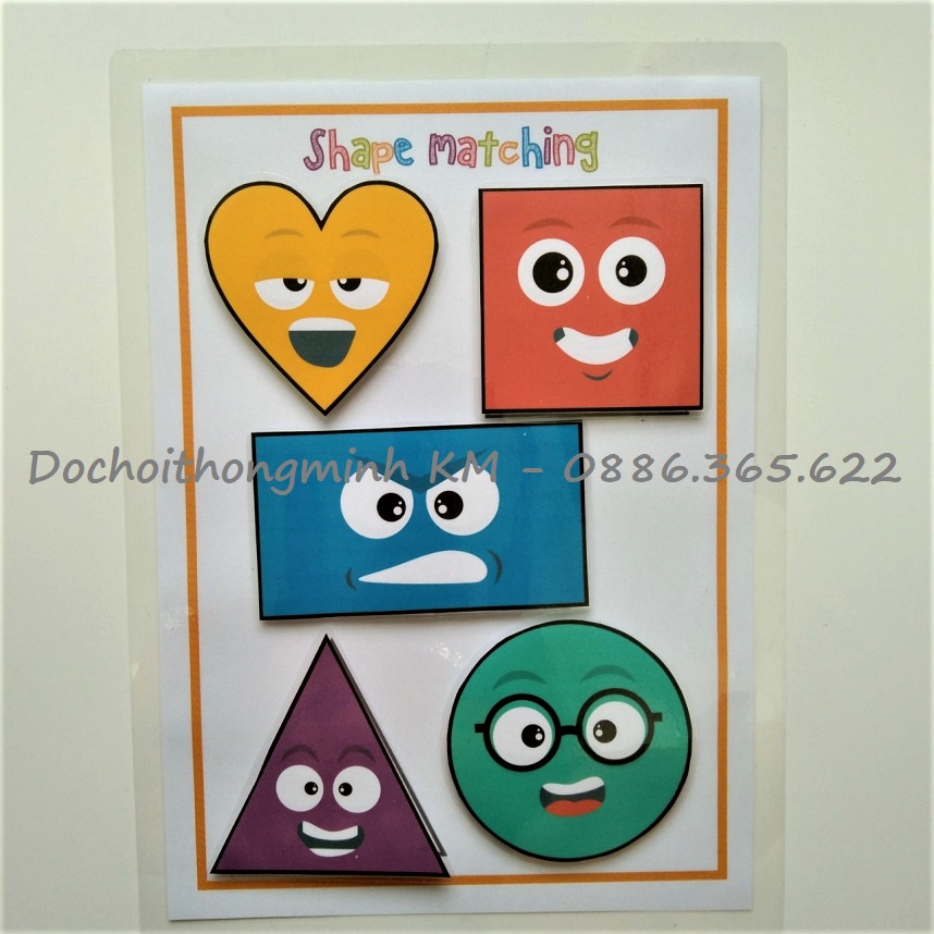 HỌC LIỆU - MATCHING hình khối - màu sắc