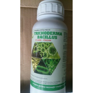 chế phẩm sinh học Trichoderma Bacillus lọ 500ml