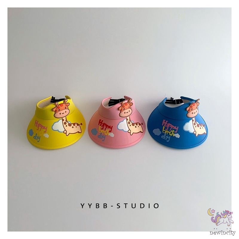 Mũ Lưỡi Trai Hở Đầu Chống Nắng Mùa Hè Dễ Thương Cho Bé