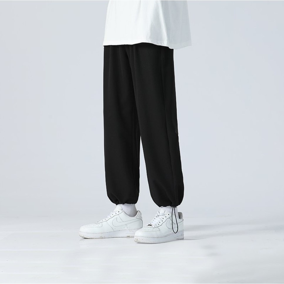 Quần jogger BÓ CHUN unisex N7 thể thao nam nữ nỉ cao cấp da cá bigsize thu đông basic pants ulzzang phong cách Hàn quốc
