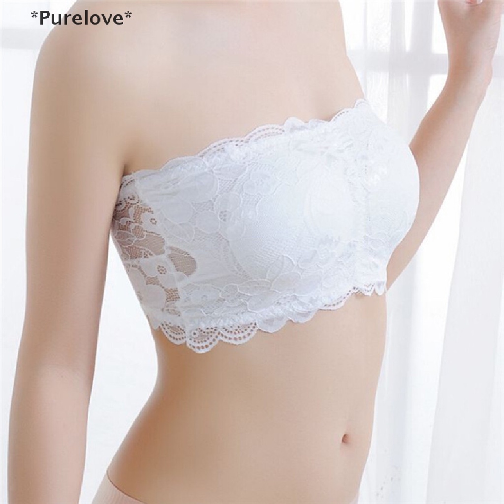[Purelove] Áo lót Không Dây Co Giãn Nâng Ngực Không Đường May Có Đệm Ngực [Hot