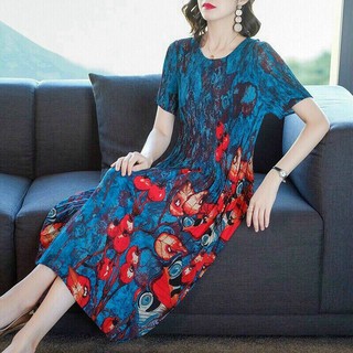 ĐẦM DẬP LI HỌA TIẾT CÀNH LỰU