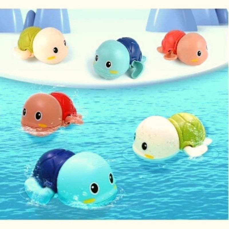 Rùa, Vịt, Cá Vặn Cót Bơi Trong Nước, Đồ Chơi Nhà Tắm Cho Bé